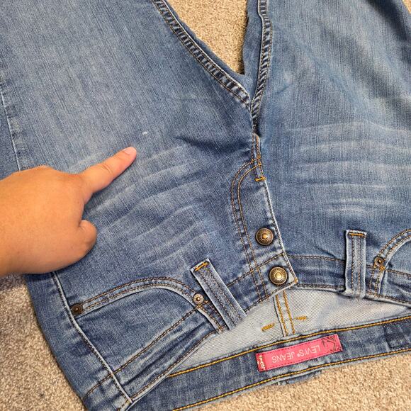 y2k Vintage streetwear grunge authentic  bootcut Levi's Jeans sz 5 buttonfly - Picture 10 of 15